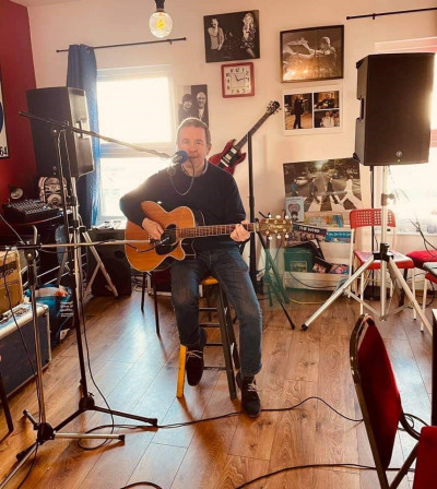 Out and About at the Coffee Stop in Leigh